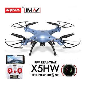 SYMA X5HW Mini Drone with Camera HD Wifi FPV RC Helicopter Elfie Remote Control Quadcopter 2.4GHz 4CH 30W Dron Aircraft Toy