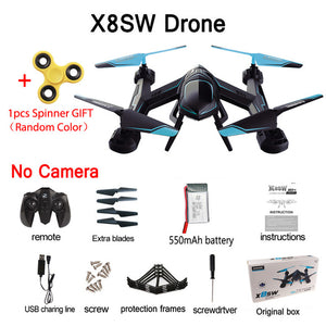 KEDIOR X8SW Quadrocopter Wifi Fpv Drone with Camera HD Rc Helicopter Quadcopter 2.4G Professional 720P Camera Helicopter