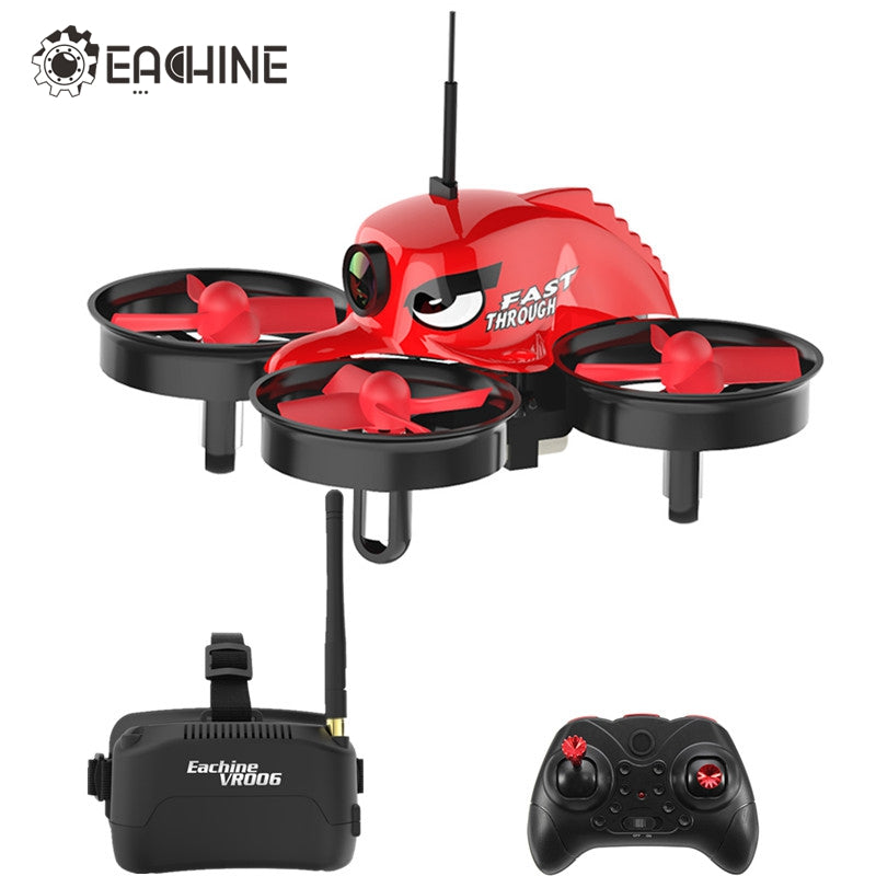 Eachine E013 Micro FPV RC Racing Quadcopter With 5.8G 1000TVL 40CH Camera VR006 VR-006 3 Inch Goggles VR Headset Helicopter Toy